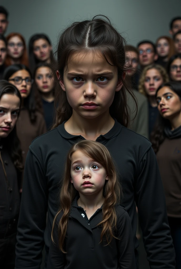 Scared children calling their parents