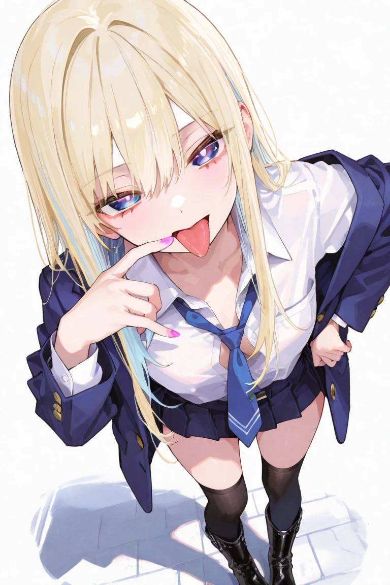 Pov、Black Gal(dark-skinned:1.2)、a sailor suit、Kamimei、blowjob 、(deep throat1.5)、mouth hold、1 boy, fellatio, penis、ultra-detailed、(8k, RAW photo, best quality, masterpiece:1.2), (extremely detailed 8k wallpaper),illustration、professional lighting,sharp focus, depth of field、
nsfw、clear eyes、perfect anatomia、girl with、 student、bich、hair pin、a blond、