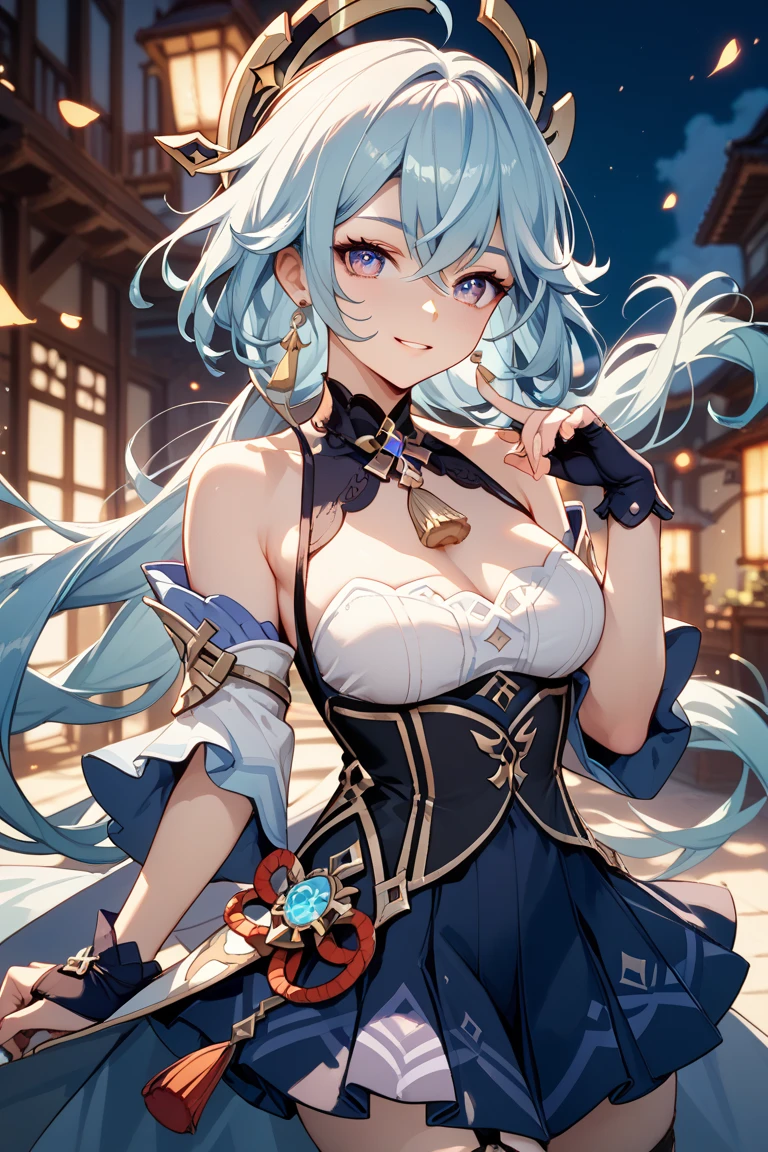 All the intricate details: "(a girl from the video game: (Genshin Impact,
character Furina) with a dress and a long skirt standing next to a kind of stone wall with stars, 1 girl view, long hair, (furina), alone, gloves, smile, red eyes, fingerless gloves, black gloves, look to the viewer, hair decoration, bare shoulders, bangs, water, closed mouth, hair between eyes, blue eyes, blue hair, white hair, highlighted hair, gloves, hat, white gloves, blue hats, ahoge, black gloves, long sleeves, ascot, jewelry, brooch, black hats, ruffles, random pose, low angle, see tanga, ass shot)"杰作, 最好的质量, Extremely 详细的, (侧马尾:1.3)、闪亮的, 发光的灯光, 紫色的、在厕所里、浴室、光线追踪, 高清R, 景深, (完美脸蛋, 娇嫩的脸庞, 精致的眼睛,完美的双手),(舒适 :1.2),8千,高清,超逼真的脸,光线追踪,完美照明,最好的质量, Extremely 详细的, 闪亮的眼睛, (看着观众,张开嘴微笑:1.1), ((1 名女孩)),福里纳,长发,((渐变头发)),彩色眼睛, 渐变眼睛, (发光的眼睛:1.5), 睫毛膏, (时尚彩妆), 张开嘴,脸红,((超详细的背景)), 姿势, ((8千 wallpaper)),((杰作、最好的质量、Very 详细的)、((一个女孩))、((紫色的头发、很长的头发、遮住眼睛))、粉红色的眼睛、微笑、((有很多穿孔))、((非常大的乳房))、从上方拍摄、((最好的质量)), ((杰作)), (详细的), (角色焦点、乳房焦点,全身), 动漫2D渲染, 现实的年轻动漫女性, 五指, 完美脸蛋, 美丽的细节, 美丽的身体, 美丽的胸部, 美丽的大腿, (巨大的乳房)、美丽的脚, (白皙美丽的肌肤), 娃娃脸、一个女孩, ((咧嘴笑))、她把脸和身体转向观众,美丽的脸庞和迷人的微笑,永恒,Hair 遮住眼睛,(大乳房),比基尼,害羞的,超过,粗腿,魅魔,迷人的三维,迷人的三维,迷人的三维,魔法少女,Black 闪亮的,夜晚