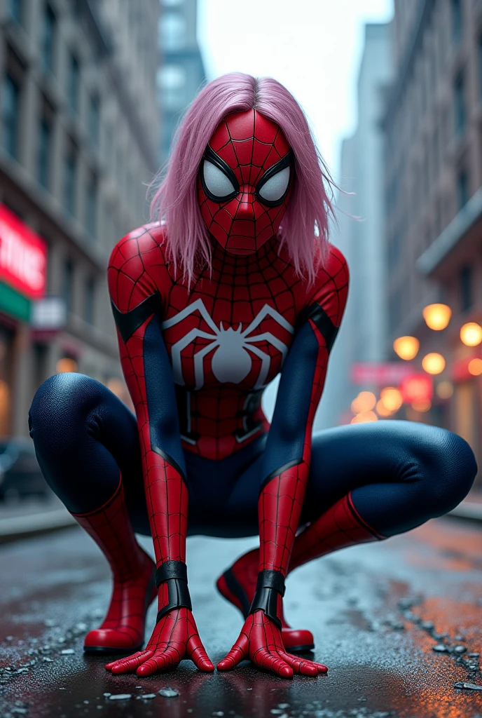 Spider-Gwen in full costume