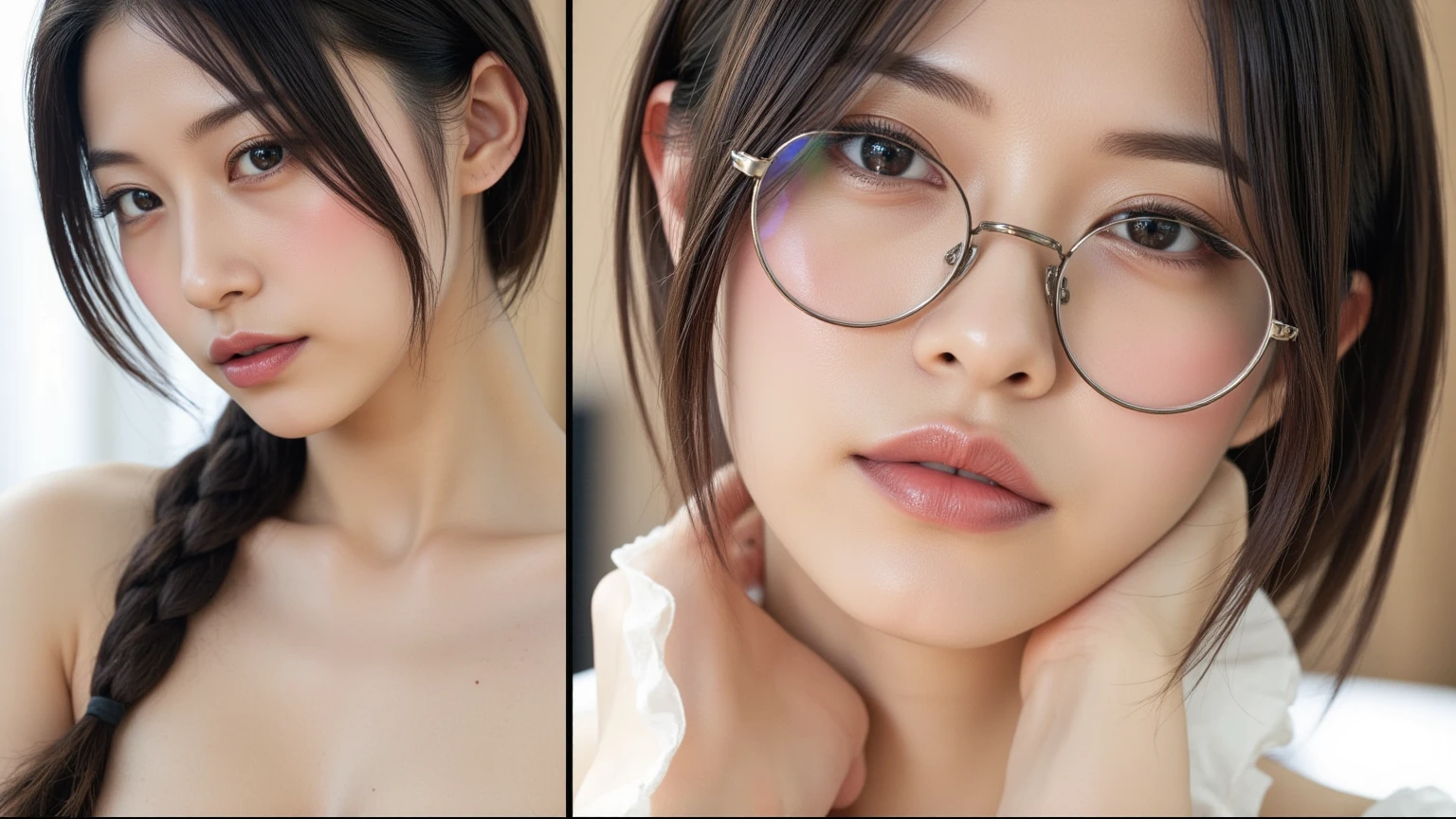 (8k, 4k, best quality, highres, ultra high res:1.1), (masterpiece, realistic, photo-realistic:1.1), 1girl, face, close-up, colorful glasses hijabi bellydancer, red lips,((big breast)), (big cleavage), (big cuvy hips), (narrow waist ) (looking at viewer:2), long eyelashes, eyeshadow, small face, big eyes,bare shoulders, high contrast,ultra-high-definition, outstanding details, 8K, Blush face, attractive collarbone, sexy shoulders, blushing cheeks, nikon z9, 30mm lens, sharp focused face, f/4, iso 200, shutter 1/250, beauty light, medium shot, raw ,intricately detailed, award winning photograph, good contrast, high sharpness, facial symmetry, bokeh, ultra-detailed