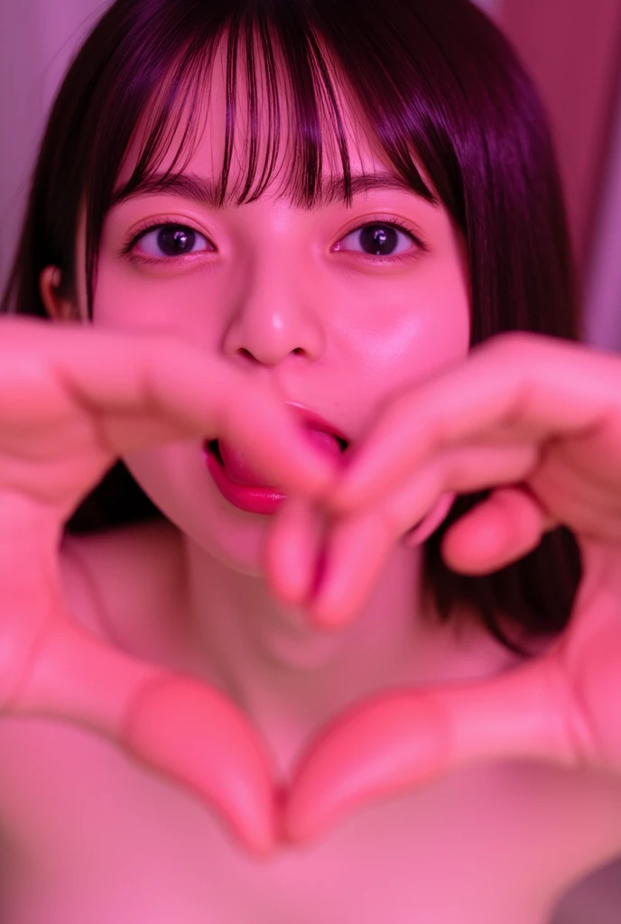 high quality, masterpiece, expensive_resolution, One girl, On the body, Tyndall effect, photographのようにリアル,,Rim Light, Two-tone lighting, (expensive detailed skin:1.2), 8K Ultra HD, Digital SLR, Soft lighting, Volumetric lighting, Frank, photograph, expensive resolutionolution, 4K, 8k,smile,Textured skin,Showing teeth,smile,Ultra high definition,Medium chest,Black Hair,Bangs,Pale skin,