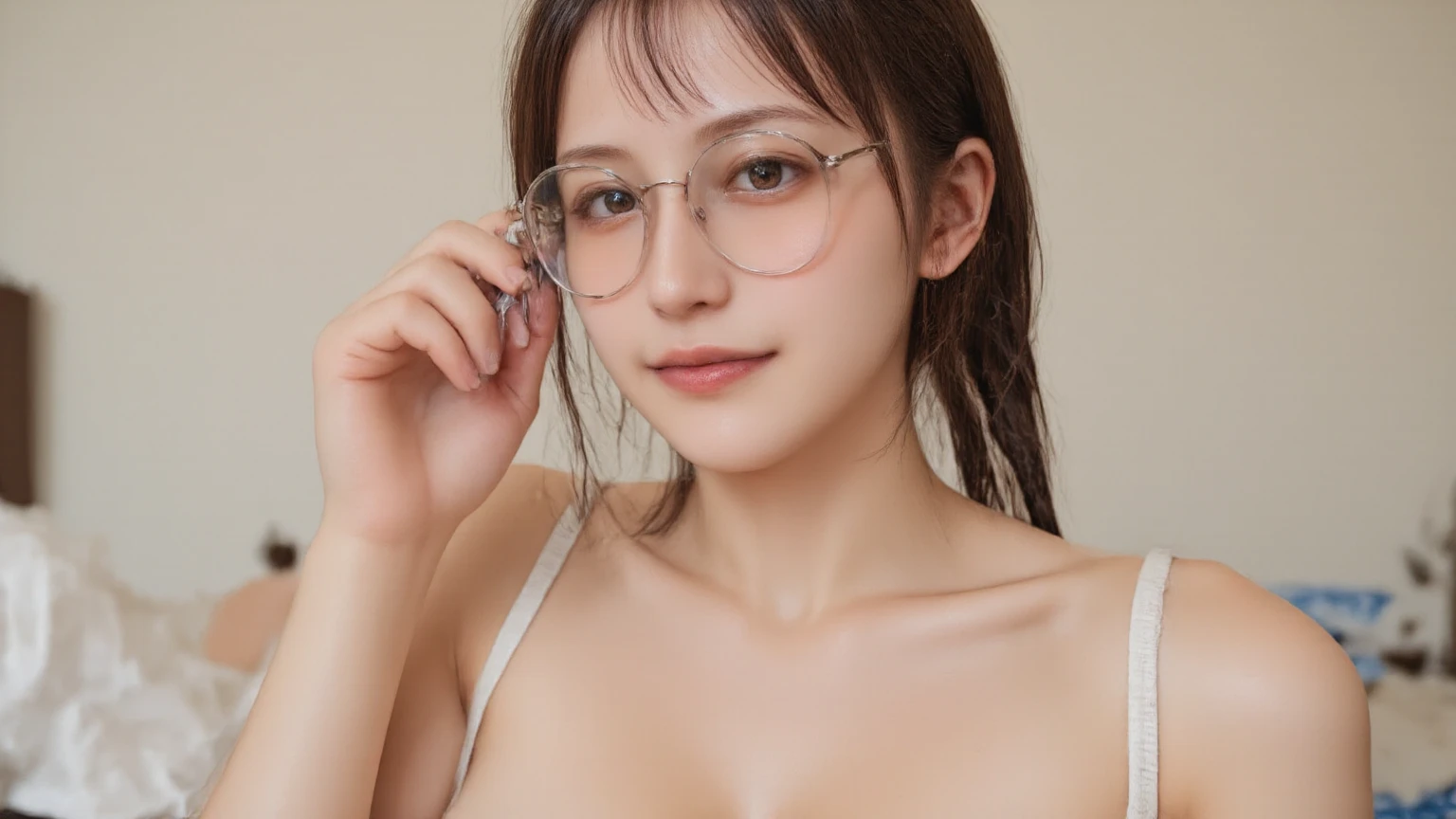 (Realistic、Like a photograph、Live Action、8K, Realistic, RAW Photos, Best image quality: 1.4), RAW Photos, Highest quality, Realistic, Very detailedな CG Unity 8K 壁紙, Written boundary depth, Cinematic Light, Lens flare, Ray Tracing,(rain:1.4、Wet Hair、Clothes are wet、The clothes are transparent:1.37)、 (Very beautiful face, Beautiful Lips, Beautiful Eyes), (Tight Skirt:1.3、White blouse:1.3、Glasses:1.5)、(Big Breasts、Accentuate your breasts:1.1)、Intricately detailed faces, ((ultra high density skin))、 1 female,Beautiful Japanese Woman、Japanese office lady、((Outdoor:1.4)),(Looking at the audience)、((Full Body Shot:1.1、Curvaceous:1.4))、Random hairstyle:1.2、Cleavage:1.2、I like that style、stylish、Very detailedな顔、Pay attention to the details、Short Bob Hair、Fluffy Bob、sneakers、Earrings、necklace、Very detailed、Professionally lit sad face、Perfect outfit、(White skin)、(The whole body is visible)