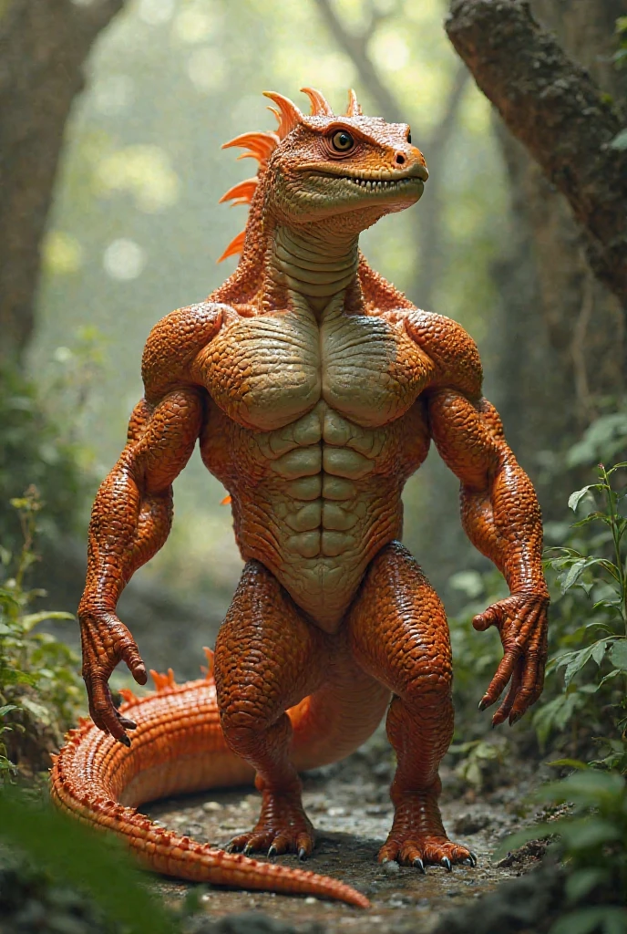 (by pixelsketcher:0.6), (by personalami :0.6), solo,male, dragon,scale, lizard ,detailed background, (cinematic lighting:1.1), (perfect focus:1.1), 8k hd, photo, (detailed eyes:1.2),depth of field, bokeh, subsurface scattering, wide ,(nude,penis,dick,athletic,),full body, bright colors, (furry detail),((simple background, white background, single color background))photorealistic, ultra realistic,realistic, photorealistic,smile,(scale),(realistic scales:1.1),(tail), (extreme scale),solo,((Brown scales,Brown skin)), Brown eyes, beautiful brown eyes, detailed eyes,full body,sexy legs,