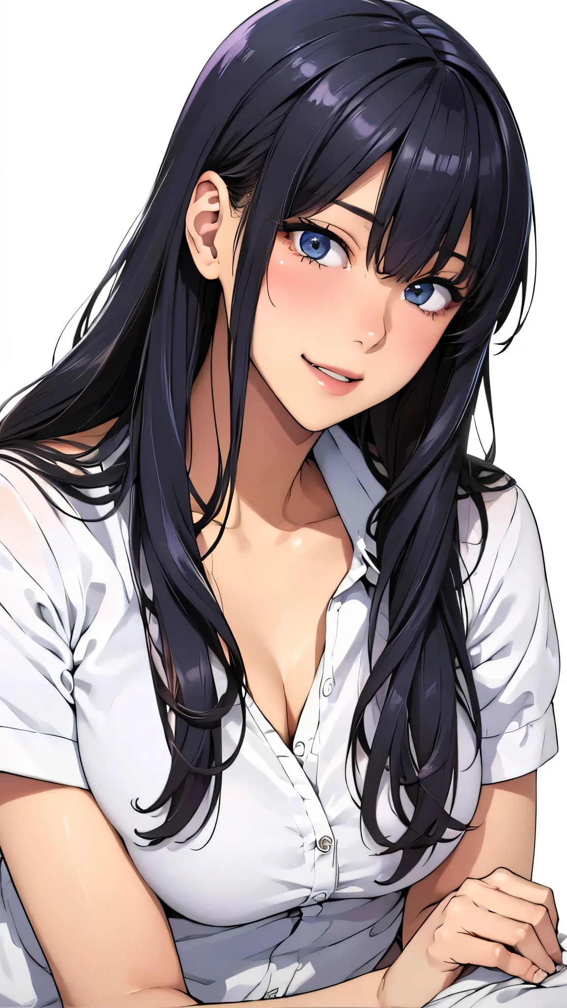 (((masterpiece))), (((top quality))), ((super detailed)), (very detailed CG illustration), (masterpiece:1.5), (((sexyランジェリー))),detailed pictures, smile, sexy, (top quality: 1.4), (1 girl), beautiful Face, (black hair, long hair: 1.3), beautiful Hairstyle,   beautifulディテールアイズ, (real skins), beautiful肌, absurd, Attractive, super high resolution, high image quality, (sexually aroused:1.5), Pink White Skin , Cool white light, sexyなポーズ, beautiful , white background, Pink Soft White Light,