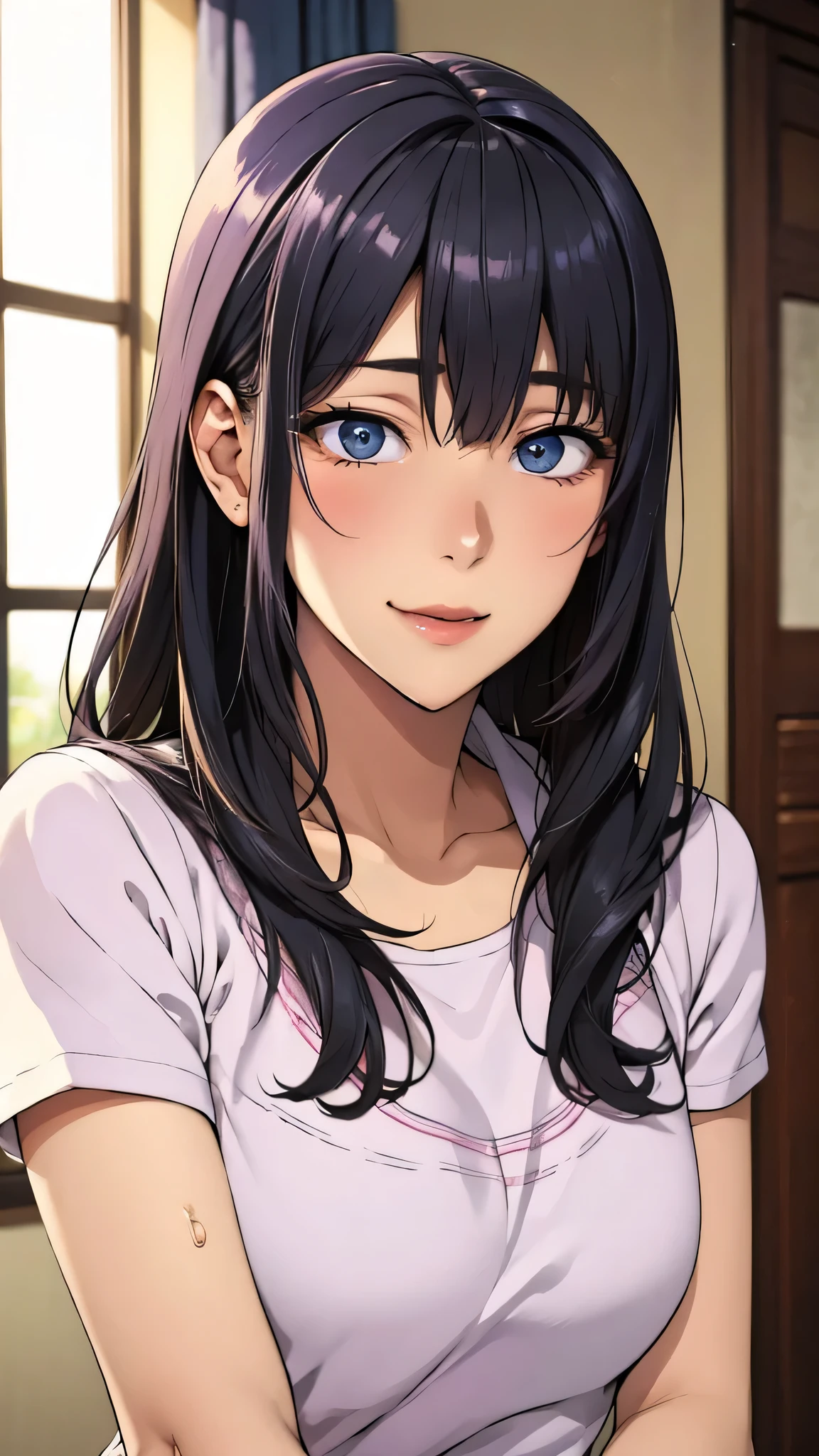 (((masterpiece))), (((top quality))), ((super detailed)), (very detailed CG illustration), (masterpiece:1.5), (((sexyランジェリー))),smile, sexy, (top quality: 1.4), (1 girl), beautiful Face, (black hair, long hair: 1.3), beautiful Hairstyle,   beautifulディテールアイズ, (real skins), beautiful肌, absurd, Attractive, super high resolution, high image quality,Pink White Skin , Cool white light, sexyなポーズ, beautiful , 