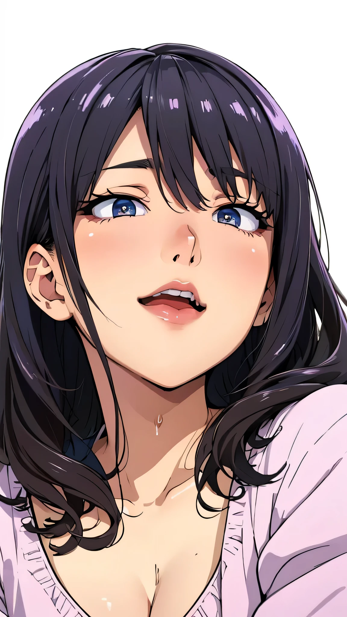 (((masterpiece))), (((top quality))), ((super detailed)), (very detailed CG illustration), (masterpiece:1.5), (((sexyランジェリー))),detailed pictures, smile, sexy, (top quality: 1.4), (1 girl), beautiful Face, (black hair, long hair: 1.3), beautiful Hairstyle, beautifulディテールアイズ, (real skins), beautiful肌, absurd, Attractive, super high resolution, high image quality, (sexually aroused:1.5), Pink White Skin , Cool white light, sexyなポーズ, beautiful , white background, Pink Soft White Light,