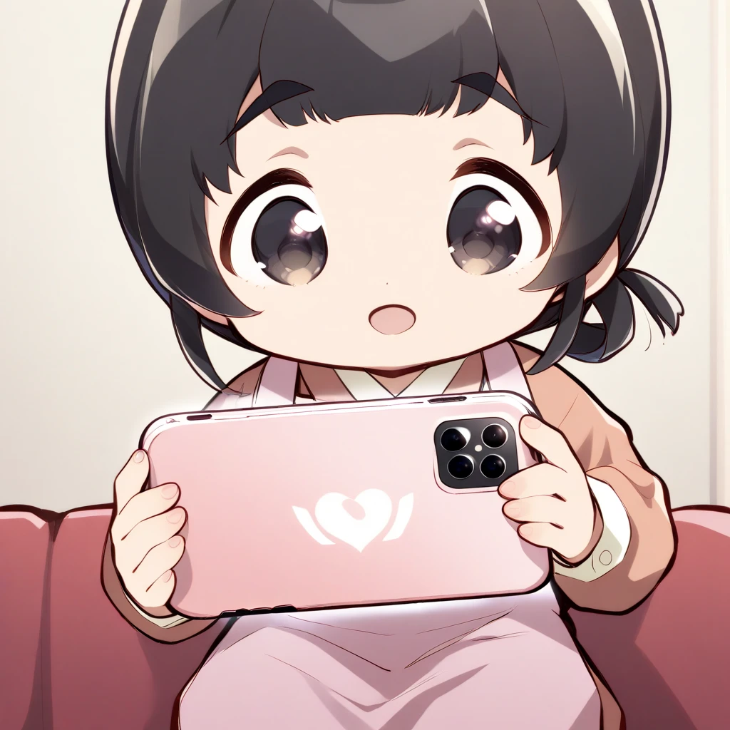Colorful background ,1girl,heart-shaped pupils,holdin black hair,blue eyelush:1.1),whole body trembling,sweat,sweatdrop,heart,(speed lines:1.1),medium breasts, ((heavy breathing:1.3)), disappointed, Christmas theme