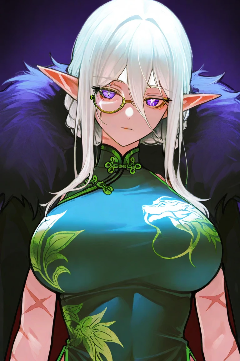 NSFW、hightquality、high-level image quality、hight resolution、a picture、Perfect human body structure、1 Beautiful Girl、full bodyesbian、A sly smile、elvish、Crystal clear silver hair、fullnude、White and thin silk robes disheveled、Wet and snugly attached to the skin、Open crotch、Forest with springs、Pose Seductive