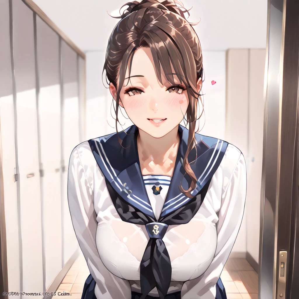 (masterpiece, top quality, best quality, official art, beautiful and aesthetic:1.2),ultra-detailed,intricate details,amazing illustration,award-winning art,atmospheric,
BREAK 1 beautiful girl, (17 years old girl),Solo,(Cute:1.5),(Chibi:0.6),(kawaii:1.5),(Lori:0.5),BREAK,1 beautiful girl, (17 years old girl), Very detailed, colourfull, highest details, BREAK, (Huge breasts: 1. 2), Clear skin, Beautiful skin, Shy skin, 1 beautiful girl, (Brown hair:1.75), (Cat ears, Ponytail, medium-Long hair: 1. 2), (Light blue eyes, long eyelashes, Double eyelids: 1. 2),Solo,gleaming skin, Clear skin, Beautiful skin,(best quality face),(Top quality glowing eyes),(The best smile,:D:1.45), nose blush, sleepy, grin, open mouth, BREAK,
sitting, leaning back, arm support, knees together feet apart, from below, close-up pussy, dutch angle,embarrassed, (closed eyes:1.2), open mouth, sleepy, surprised, tears
BREAK ,(school uniform,leotard:1.2),(detailed beautiful face),(detailed eyes)
BREAK
(sit cutely,open clothes:1.3)
BREAK
(school,ultra pastel,extreme colors,colorful:1.6)
BREAL hallway, floor, window, shiny hair, portrait, panorama shot, cinematic angle, BREAK,wakame,wakame,wakame,(Cowboy Shot:1.4),
BREAK,(Blurry background:1.3),(absurderes, hight resolution, Super Detail Art),cel shading,Clear Color, Lonely optical effect, Beautiful pictures, Bright glow, mystic atmosphere,(Close-up of girl:1.1), Mystical light particle effect,manga influence, clean line drawings,