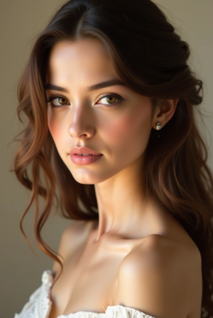 ((facial portraits, upper-body, close-up)),(best quality,4k,8k,highres,masterpiece:1.2),ultra-detailed,(realistic,photorealistic,photo-realistic:1.37),(1girl),(18years old),(((irene1:1.2))),(((Excella_er5:1.2))),(sharp focus:1.5),pearl skin,(skin pores:1.1),extremely detailed face and skin texture,(skin texture:1.1),black hair,tall and slender body,(192cm tall),thin and delicate figure,graceful posture,strong and defined muscles,flawless skin,defined abs,perfect curves,feminine appearance,embodying elegance and beauty,cleavage breasts,((wearing a (pink) shirt dress)),vibrant color,extremely detailed and realistic clothes,(colorful),(film grain:1.3), colorful lighting,expressive faces,vivid eyes,dynamic poses,dramatic chiaroscuro,professional studio settings,creative composition,glowing highlights,subtle shadows,emotional expressions,authentic emotions,insta-worthy,high-fashion styles,lively backgrounds,individual character traits,unique personalities,powerful gazes,precise facial features,life-like hair textures,surreal elements,dreamy atmosphere,masterful brushstrokes,instantly captivating,mesmerizing gaze,natural beauty,realistic lighting effects,capturing the essence of the subject,unforgettable expressions.