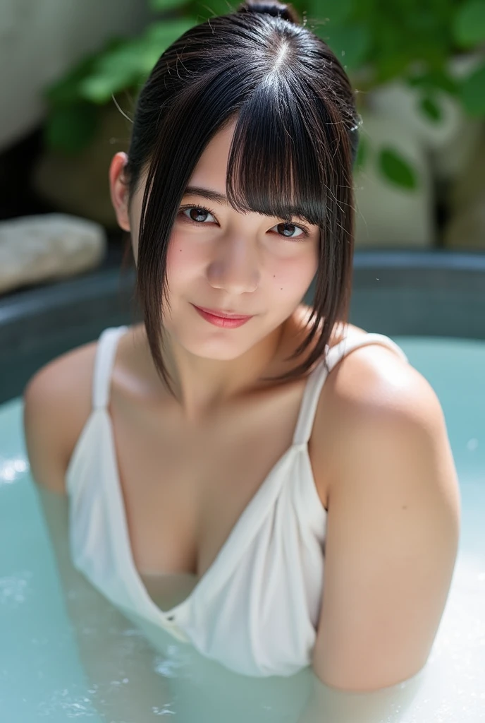 Japanese hot springs Anime Style