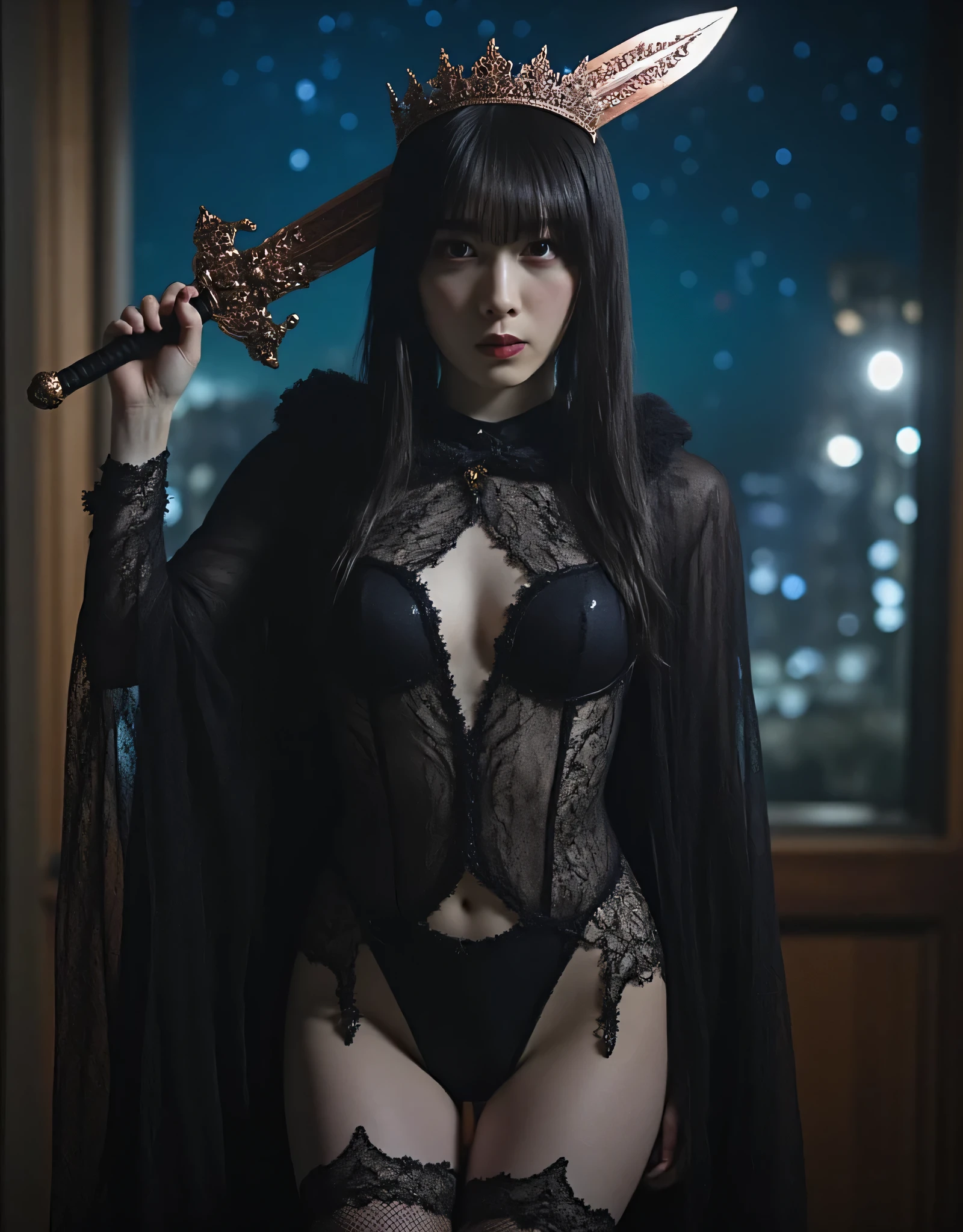 Charming beauties、Evil Female Executive、Night、Move ki、The Darkness、seductiv、brainwashed、remodel、Evil Fall、wicked、darkness、Purple Eyeshadow、black pantyhose、Evil Bride