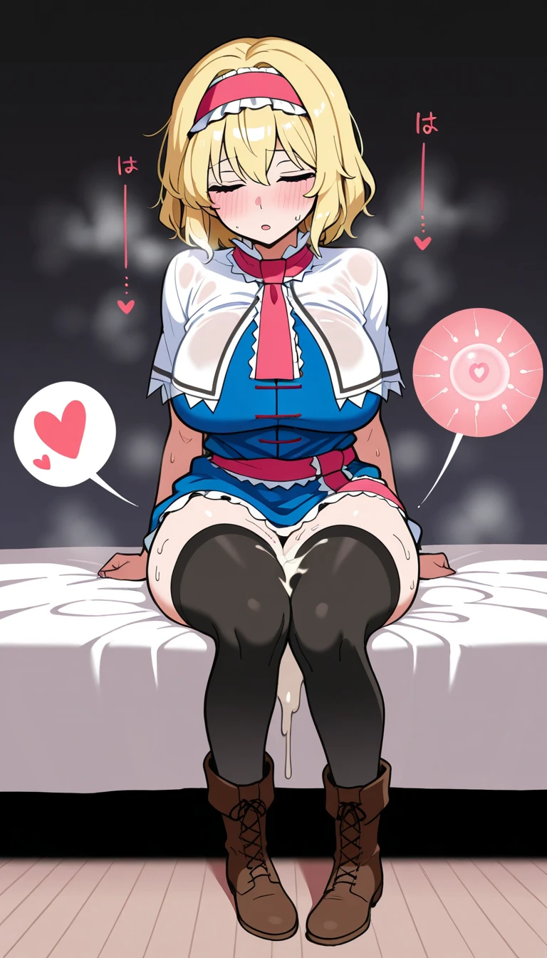 Browsing Caution,Sweat,white breath,Large areola,White steam,Side view,Heart Eyes,((Futanari)),Houshou Marine,Twin tails,Drooling,(Shake your body),Gothic ta Clothing