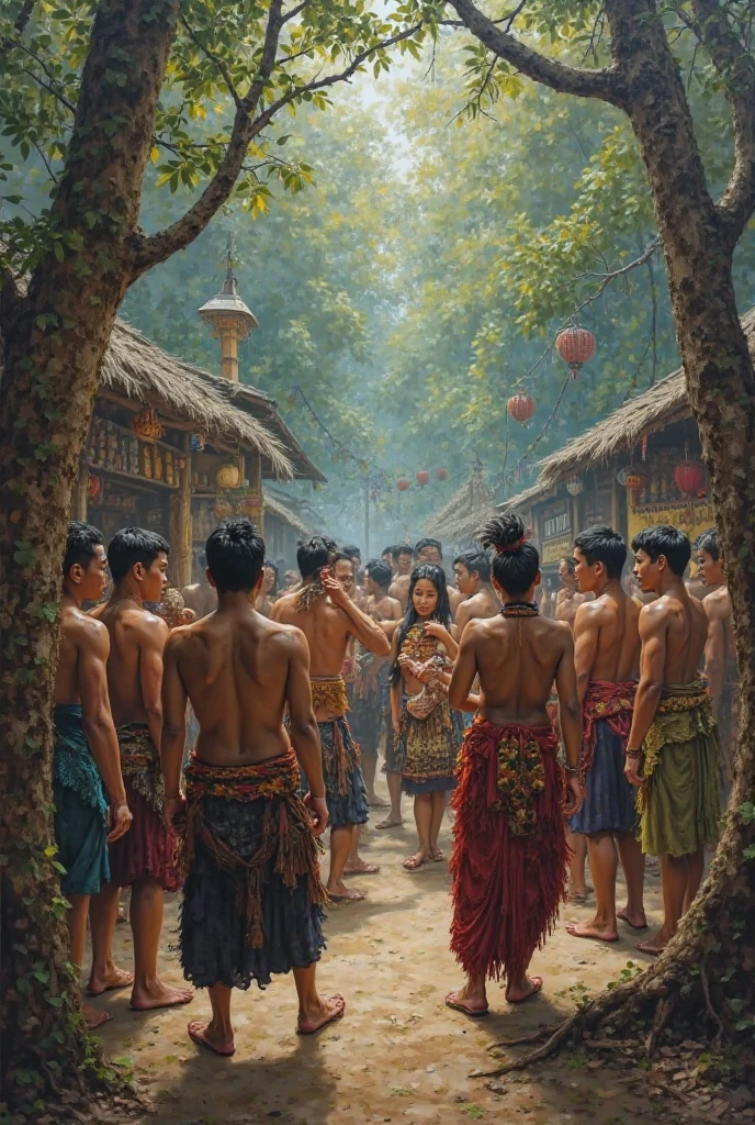 fellatio、(masterpiece:1.2) , (best quality:1.2) , (ultra-detailed:1.2)、rape、In the jungle、river、Amazoness、Girl、Girl、Younger、Short、Lower school girls、Pussy、Indian、Both eyes open、National costume、Brown skin、Small breasts、Nipples、Spectators、Outdoor sex、Black、Have fun、slave、On all fours、Raise your buttocks higher than your head、turn around、Buttocks up、Old man's dick、semen、sperm、oral sex、Dynamic Angle