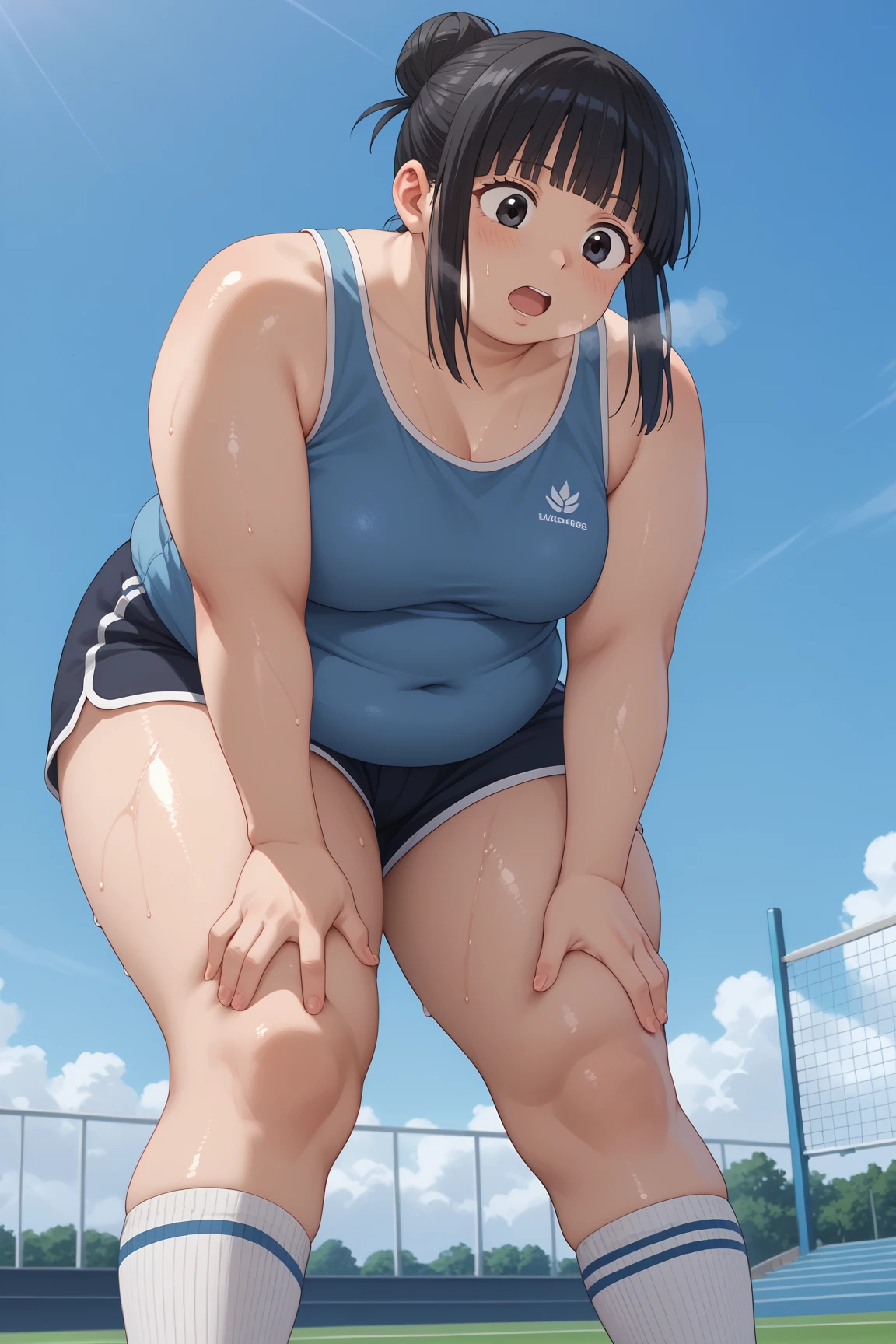 School Swimsuit
(35 year old woman,mature female:1.2),
Thick thighs、Men with their penises out surrounding a girl、Semen from the penis、Bukkake、Bukkake、(Bukkake)projectile cum、Blowjob、Ahegao、Handjob、bandaids Spread your legs、(Surrounded by men in the park)Spread your legs(Handjob)(Blowjob)