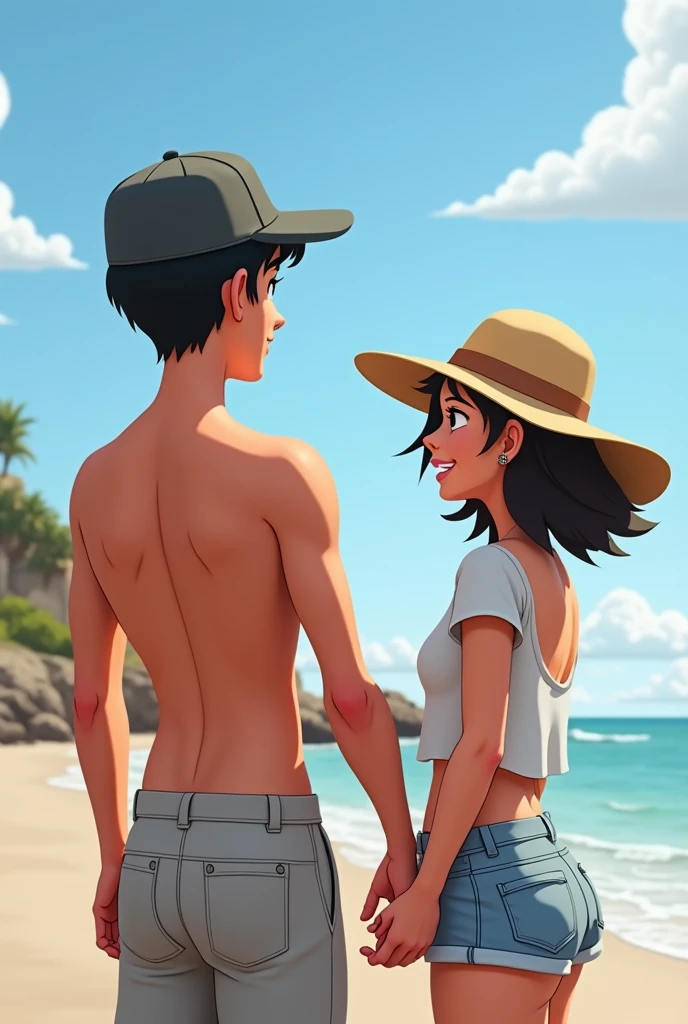 ,underwear,The legend of korra, angry,1girl,korra,(muscles are tense,thongs,Hands behind your back:1.3),muscular,(,dark skin,medium tits,micro bikini,stockings:1.2),view from crotch,from below,looking under clothes,