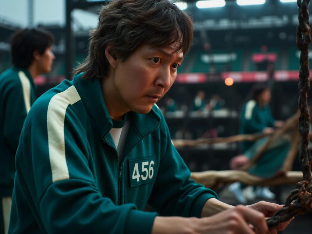 A semi realistic image, cinematographic of a young man all unkempt, with boy uniform, red and teal and yellow, screaming looking at the security camera that films 360° image, with both hands on the head pulling the hair, coworkers in the same uniform trying to calm him down, customers looking at him worriedly in the background. This image should simulate the security camera image..