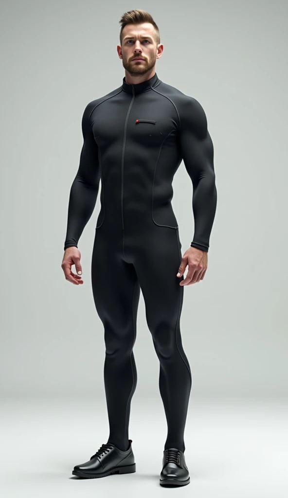 Give me a modern style for the pentathlon lycra Put black on it, Red and white