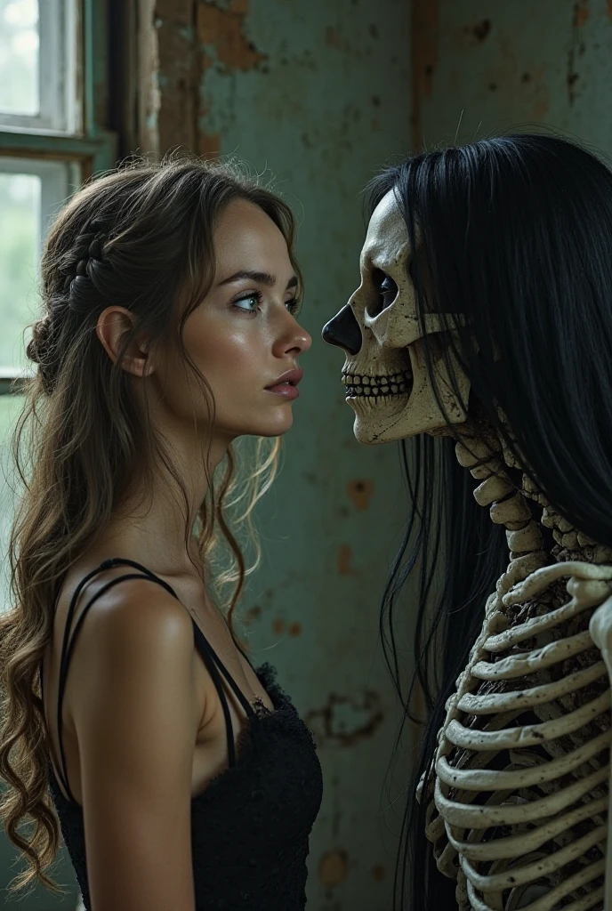 (Masterpiece:1.2, High-quality ,Mirror Finish , Movie experience , Best Illustration :2.0, highly detailed ),8k, wallpaper,Cinema Lighting,( Love that transcends time),( Beautiful Woman:2.0),(A woman and a taxidermy mummy are hugging 2.0),( Midnight Museum of Ancient Egypt :2.0),(背景は停電した真っ Darknessの博物館:2.0),( Taxidermy of a Mummy with Red Eyes :2.0),(Seishun horror romantic comedy:2.0),( Darkness:2.0),(dynamic:2.0),( The mummy holds a Starbucks coffee cup in her hand)