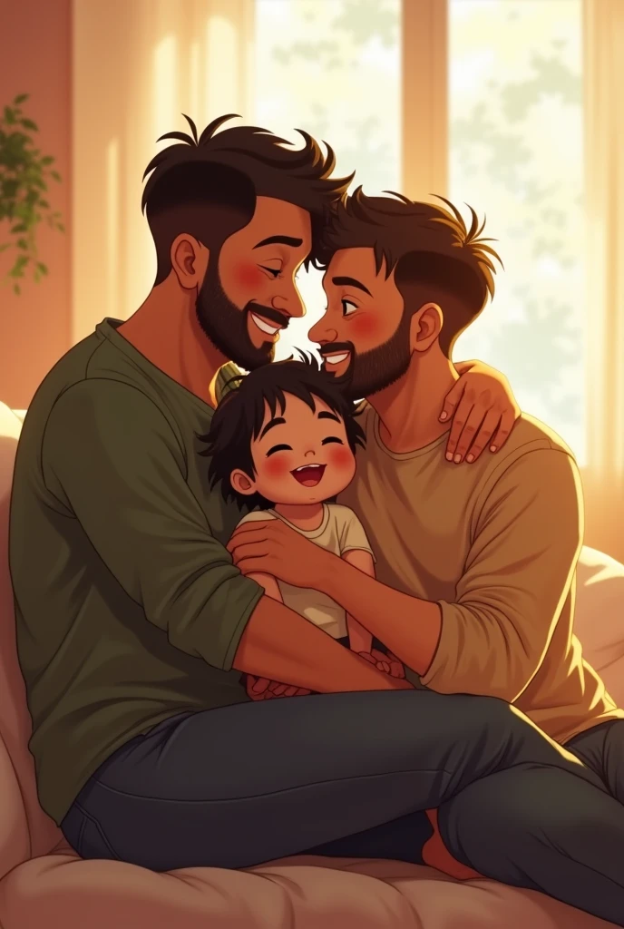 Gay dads with twins daughter