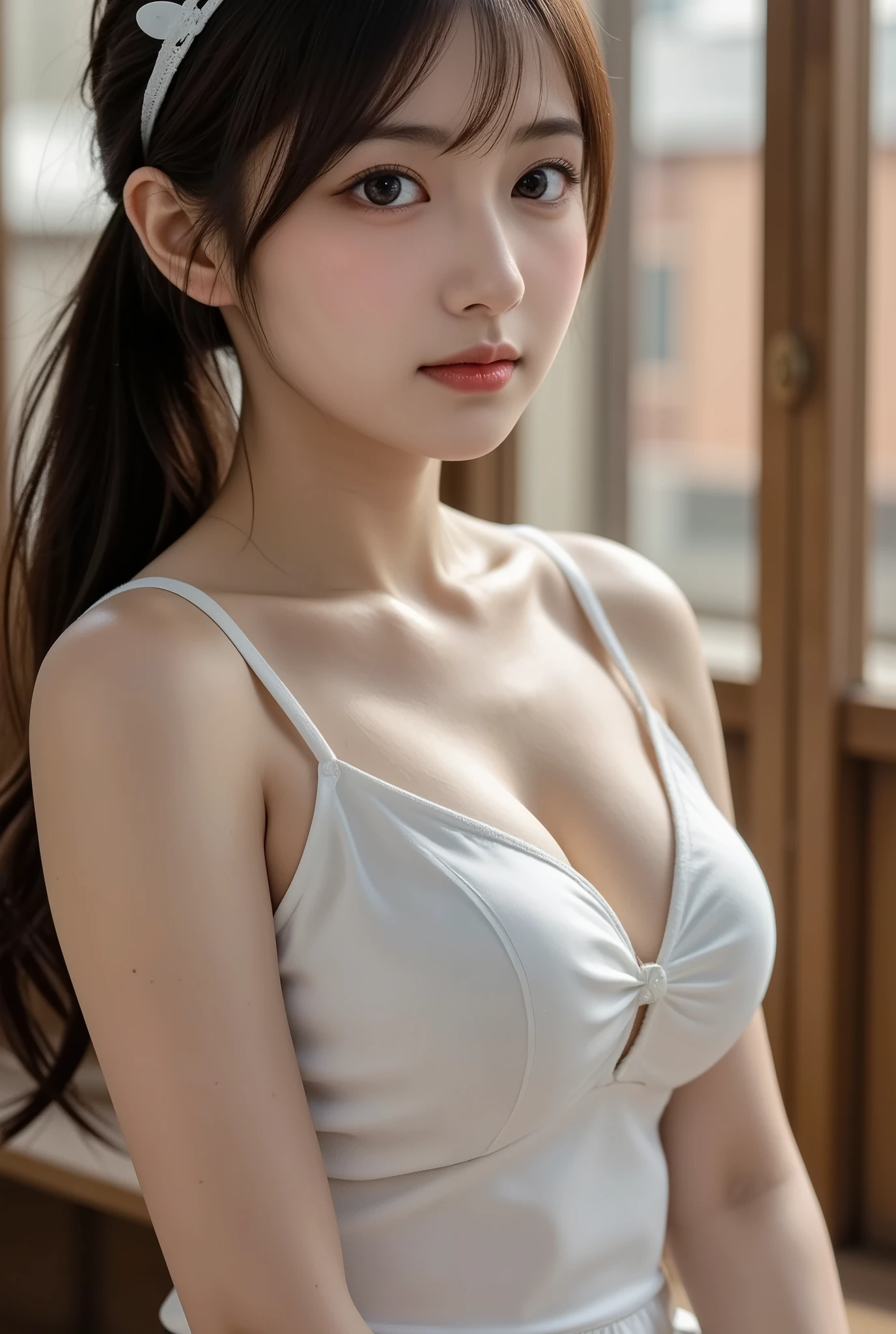 tmasterpiece,Highest image quality,super detailing,rnsexy smile,amazing face and eyes, cosmetics, (extremely detailed beautiful face), (The sexiest look), Snow-white breasts,Naked of breast,deep understanding,nice breasts,Beautiful udder,Sensual breasts,(Best quality:1.4), (ultra - detailed), (extremely detaild的 CG unified 8k wallpapers), The content is very detailed, RAW photos, professional photoshooting, ((buisness suit)), (Open business shirt), Indoor and below, (Office room, Dark Night Classroom,), (nigh sky), depth of fields,face flushed,raised eyebrow,Very shy,blond hair blue eyes,Ruddy complexion,looking at viewert,Dreamcatcher earrings,epic,concept-art,Sexy female secretary,