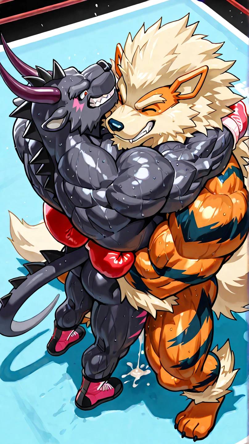shirtless, anthropology, dragon, hairy, black and white fur, with big abs, back, handsome, a erect penis, nipple piercing, white background, 2 boy, duo, having sex, muscle, fat, natural light, cum, stand, high quality, super detail, 1080P, high quality, high quality, best quality, 8k, ((correct duo anatomy)), by null-ghost,by lindong, (rise legs up:1.0), lay down, carry from behind, (having sex pose)
