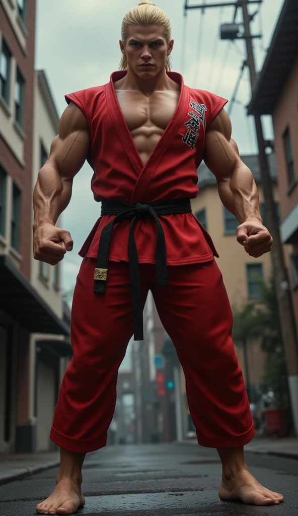 Hyperrealistic image of a Korean superhero with gray hair, burlesque dancer with two huge symmetrical butterfly wings, very old and very sweaty, bodybuilder over 80 years old, very muscular and fat, weighing more than 200 kilos with a naked torso, large and flaccid pectorals, brown nipples and big gray mustaches with huge tattooed arms dressed in red lace lingerie on a burlesque stage 