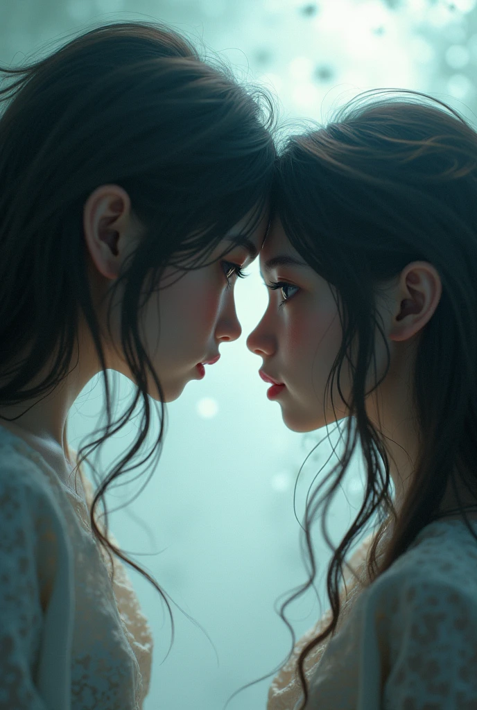(8k, RAW photo, photorealistic:1.25) ,( lipgloss, eyelashes, gloss-face, glossy skin, best quality, ultra highres, depth of field, chromatic aberration, caustics, Broad lighting, natural shading) looking at the audience With serenity and goddess-like bliss,