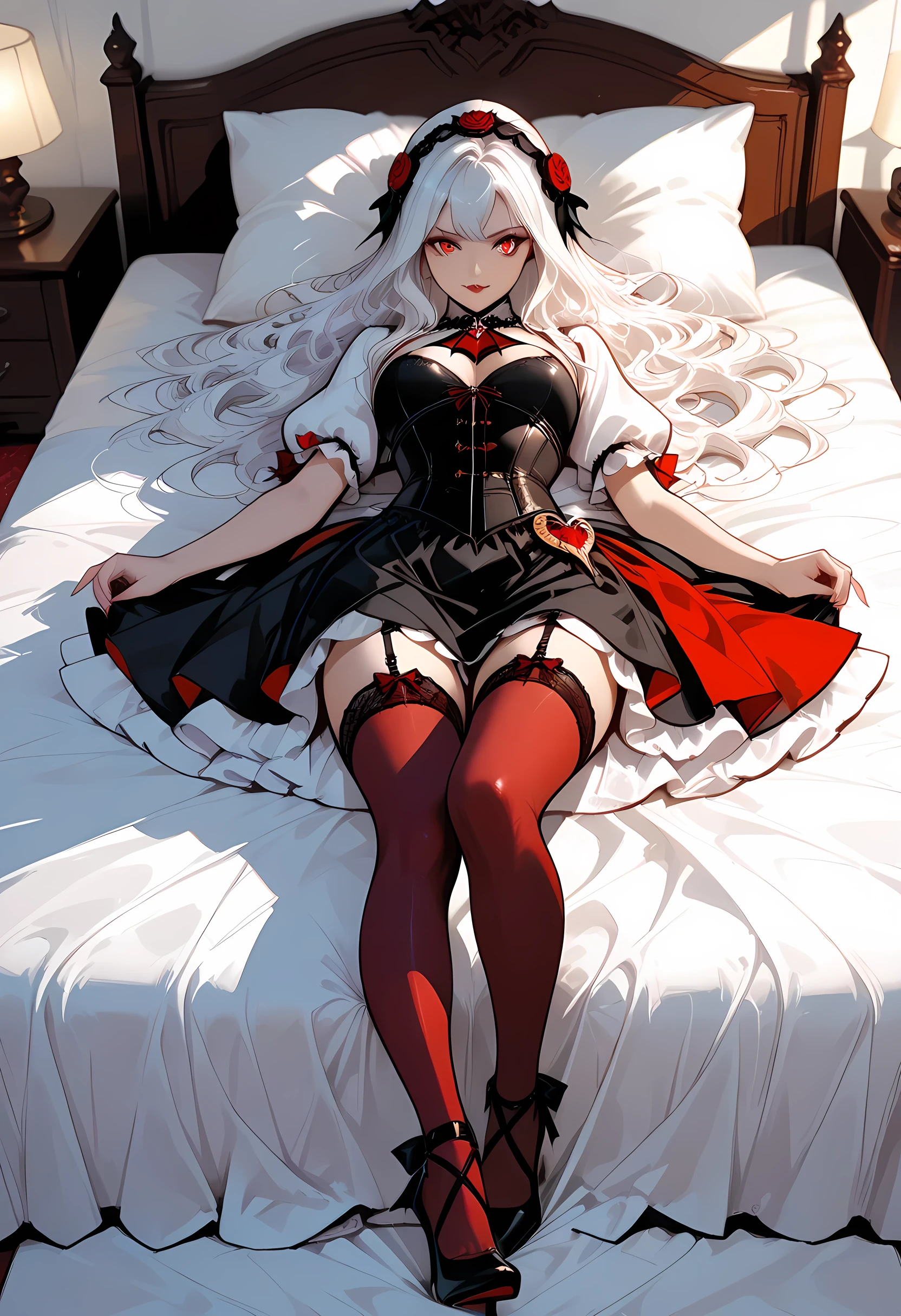 16k, hyper HD, retinas, Masterpiece, ccurate, Anatomically correct, High details, Best quality, High quality, A high resolution,White color hair,maidennurse,the maid outfit,In the daytime,long whitr hair,Hair tied on both sides,Wet hair,short skirt,Lie on the ground, your ass,Brilliant,opulent,first person,illustration,quadratic element,Exposed undergarment,White knee-length socks,Exposed panties,Bare chest,Open navel,big assa,cropped shoulders,white panties,cosplay,Asia face,16 yaers old,s girl,beg,Disheveled clothes,not wearing tops
