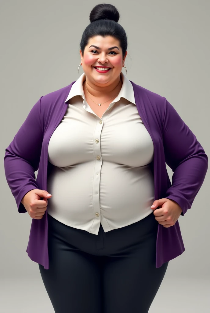 (8k, ultra-high resolution, highest quality, masterpiece:1.2), ultra-realistic, (realistic, photorealistic:1.37), (realistic skin:1.2), ultra-detailed, Canon EOS RP, 8k, Korean mature woman, sparkling smile, detailed face, (((super obese)))、 (((super curvy,))) ((super voluptuous,)) walking, ((full body shot)), nurse cap, tight mini skirt nurse's uniform, stethoscope, (short hair), indoor hospital corridor, nameplate,