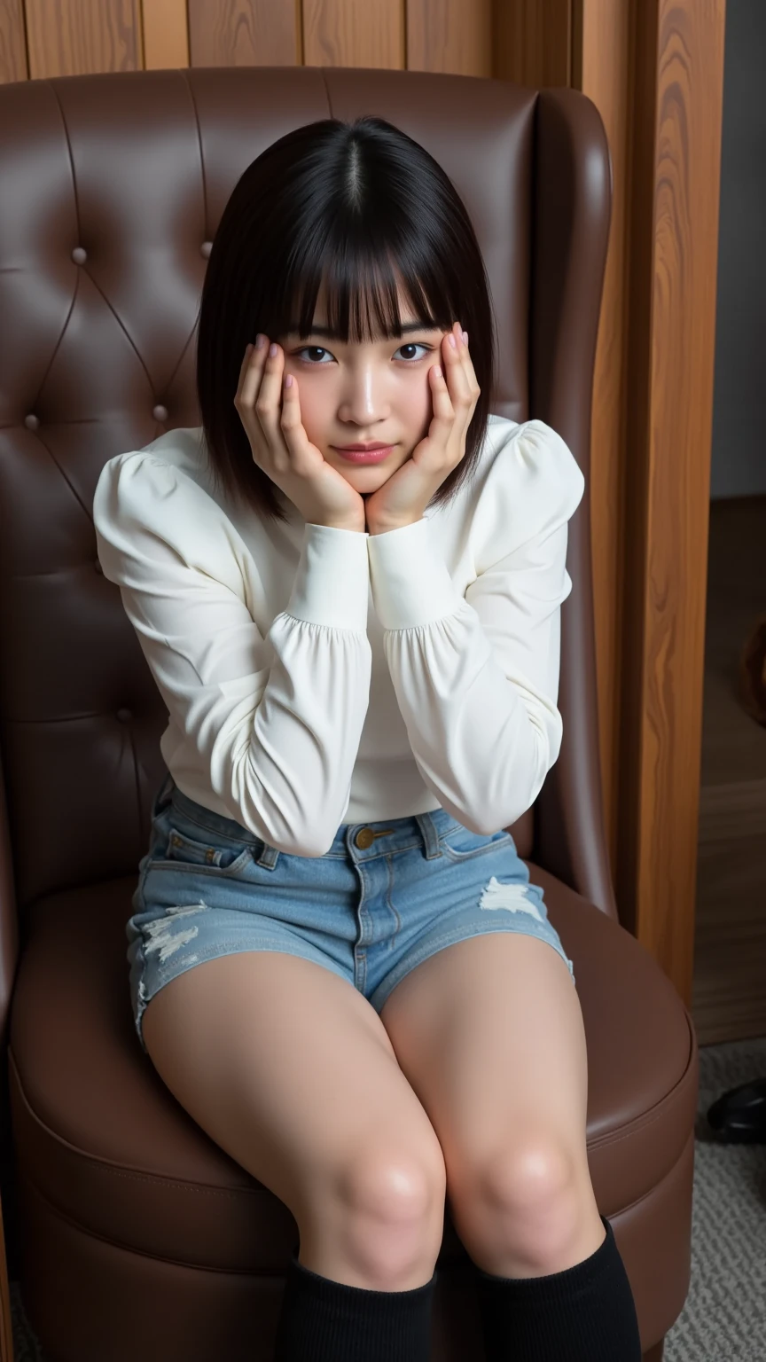 1girl in、beautiful vintage color、Instagram（Photorealsitic、hight resolution：1.4）、（（Puffy eyes））、Staring at the viewer、、full body Esbian（8K、Raw photography、top-quality、​masterpiece：1.2）、（realisitic、Photorealsitic） :1.37)、(foco nítido:1.2)、Professional Writing、photon maping、Radio City、Physically Based Renderin