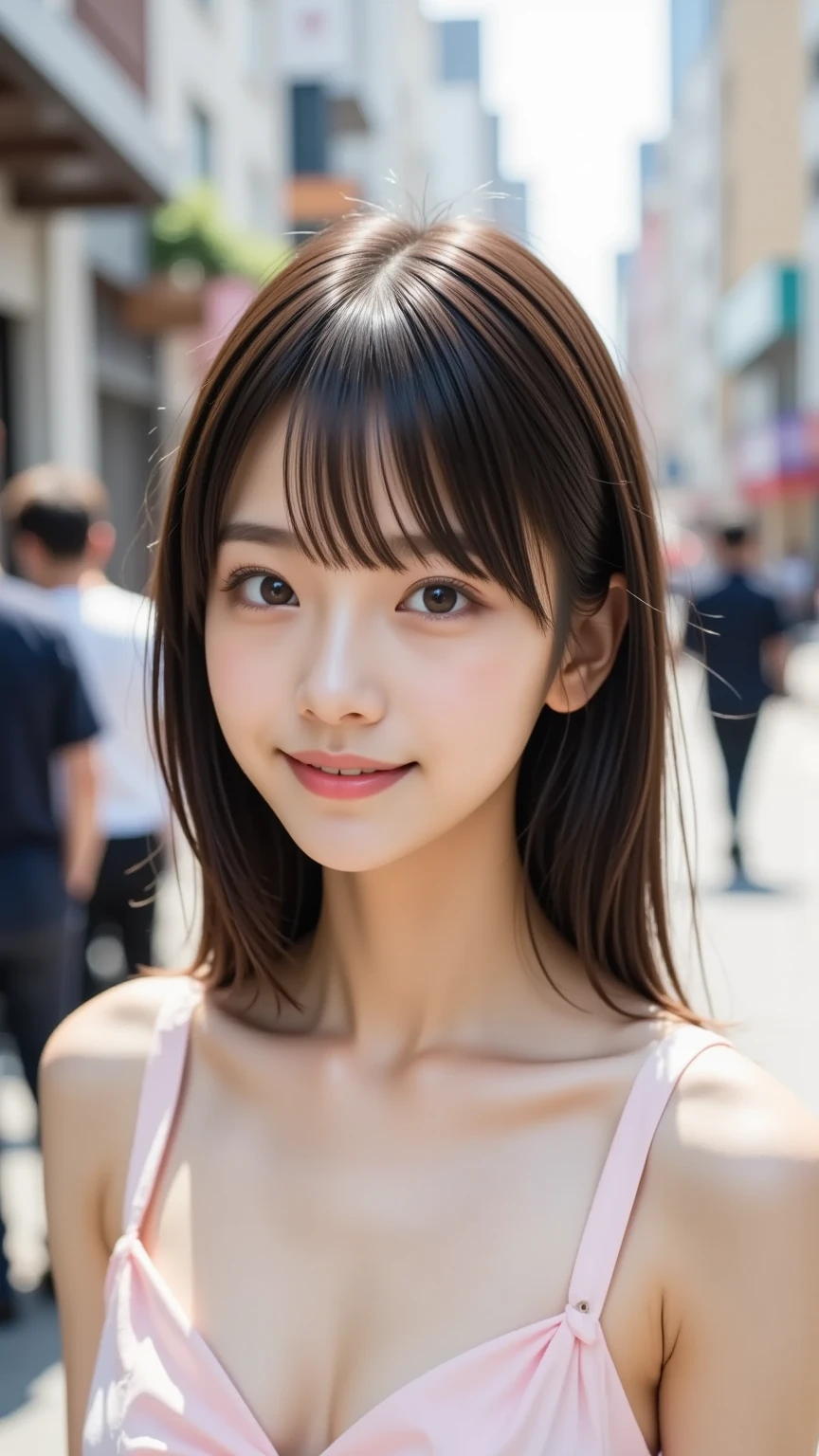 Long Hair、White Dress
