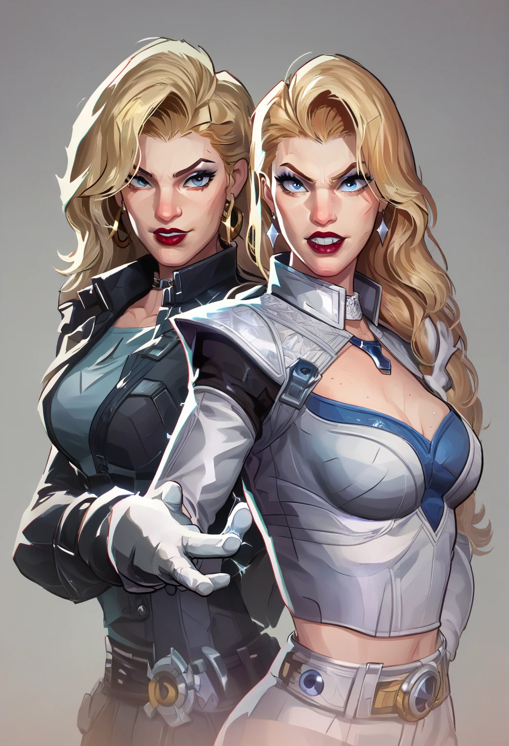 masterpiece,extremely beautiful woman,Excellent sense,cleavage,(((perfect very white background))),American Comics,(((The Perfect One Woman))),speech bubble,strongest,one person,cplorful