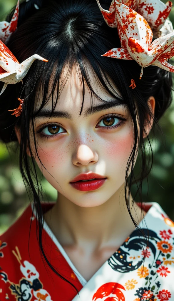 Chinese Wind Taoist Female Samurai,face repair,Ultra clear 4K,