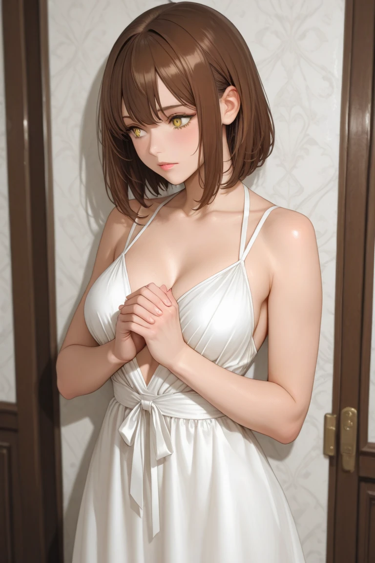 nsfw,masterpiece、highest quality、High resolution、high quality images、8K, 1 female、skin luster、skin texture、Expression of fine eyes、Shiny bright golden hair,Girl with long braided hair, realism, detailed manga style, manga art style, perfect line drawing, beautiful line drawing, digital manga art girl, beautiful blue eyes, plump lips, detailed gorgeous face, (cute smile), charm, innocent, Front view, (perfectly detailed face), (fine hands) 、photorealistic images, Depth of written boundary, Princess hairstyle, Princess、Corolla on the head , face forward , night sky , night view ,beautiful starry sky ,beautiful starry sky , romanticism,topless、(All nude:1.5)、large breasts:1.3、smile、blush、princess tiara、fluffy hair、gorgeous earrings、Gorgeous palace room、Nadia: The Secret of Blue Water Necklace