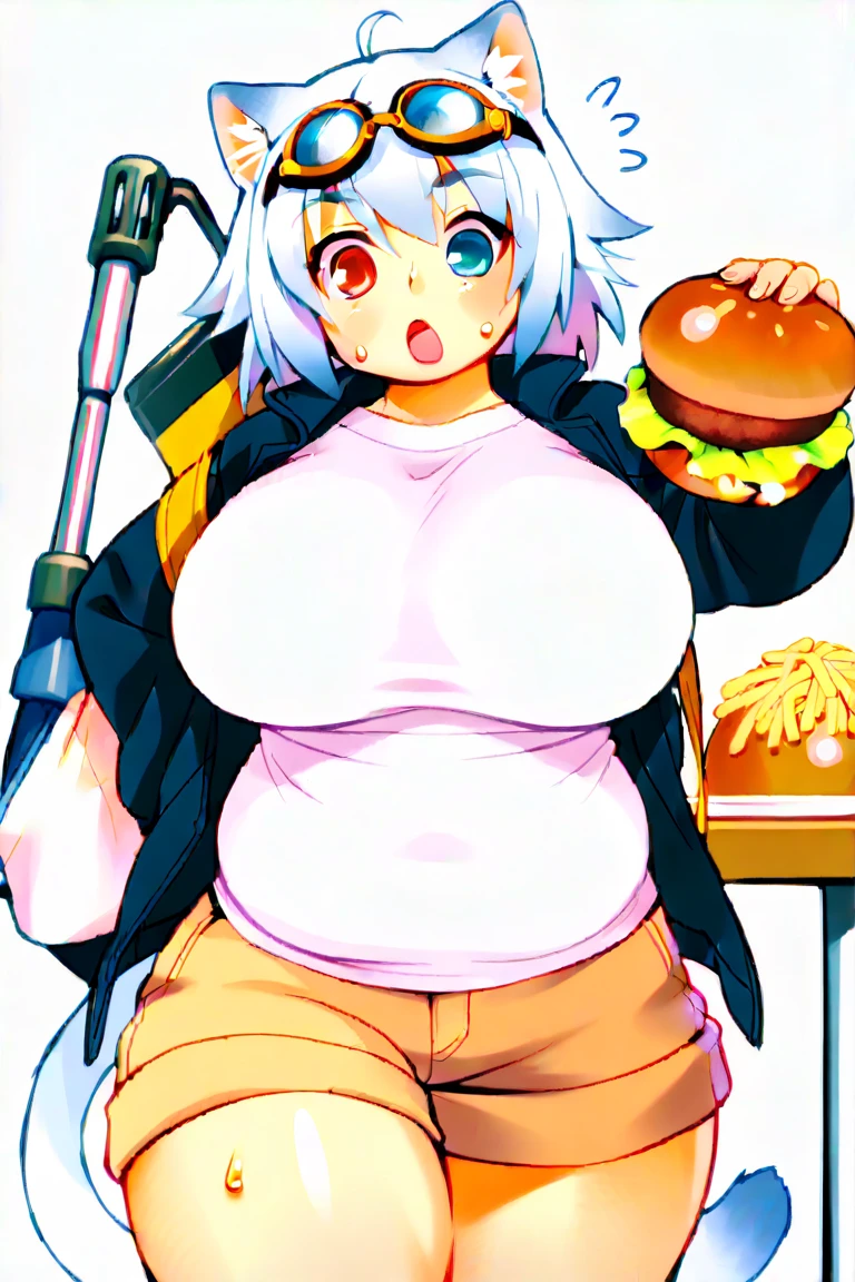 high quality, masterpiece, best quality, detailed background, intricate, saturated, official art,
1girl, Ken Sugimori, gigantic breasts, unknown, aesthetic, atompunk
food-themed background