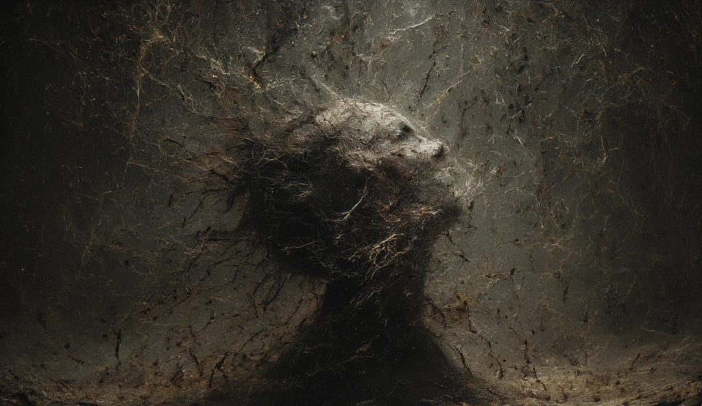 that ashen grip longing for distance reflecting soul soothing hugging a mountain of unfathomable pain morphing wrapped fire, detailed background, perfect composition, vintage,    <lora:- SDXL - covered_in_stuff_V1.0:1>