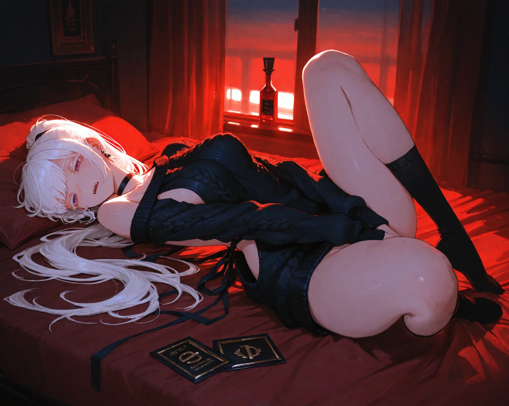 Girl in bed