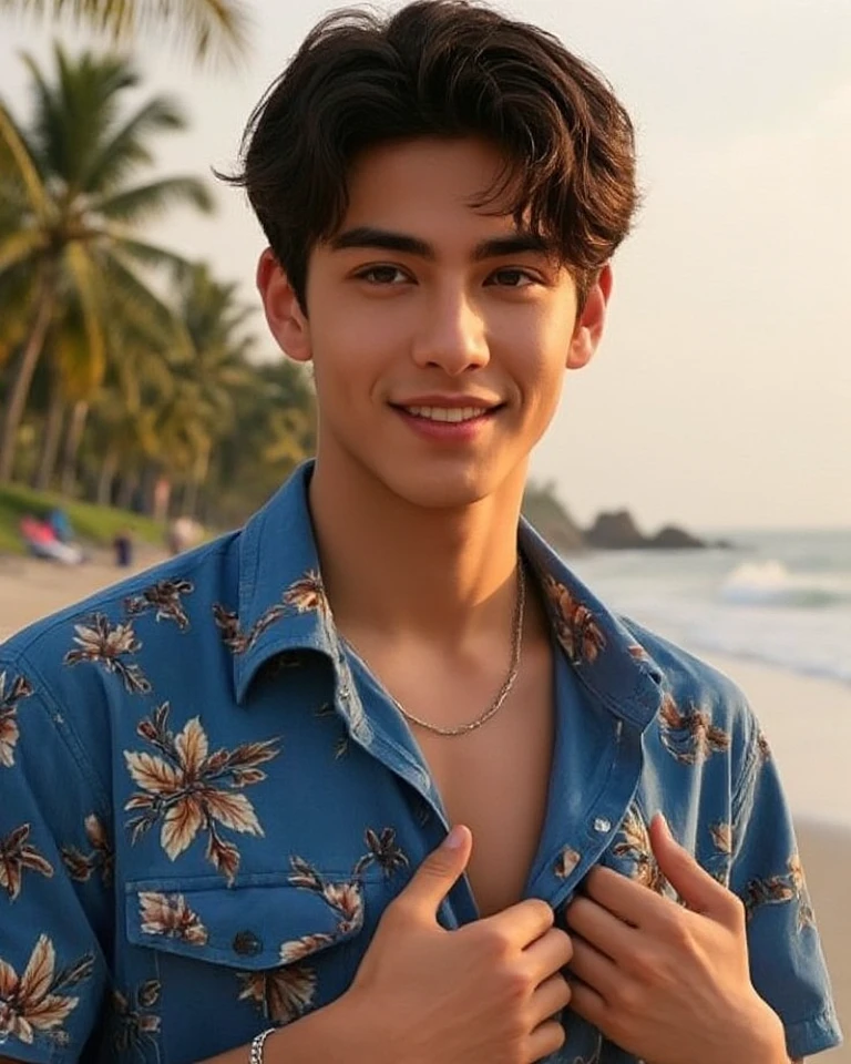 Boy shirtless 