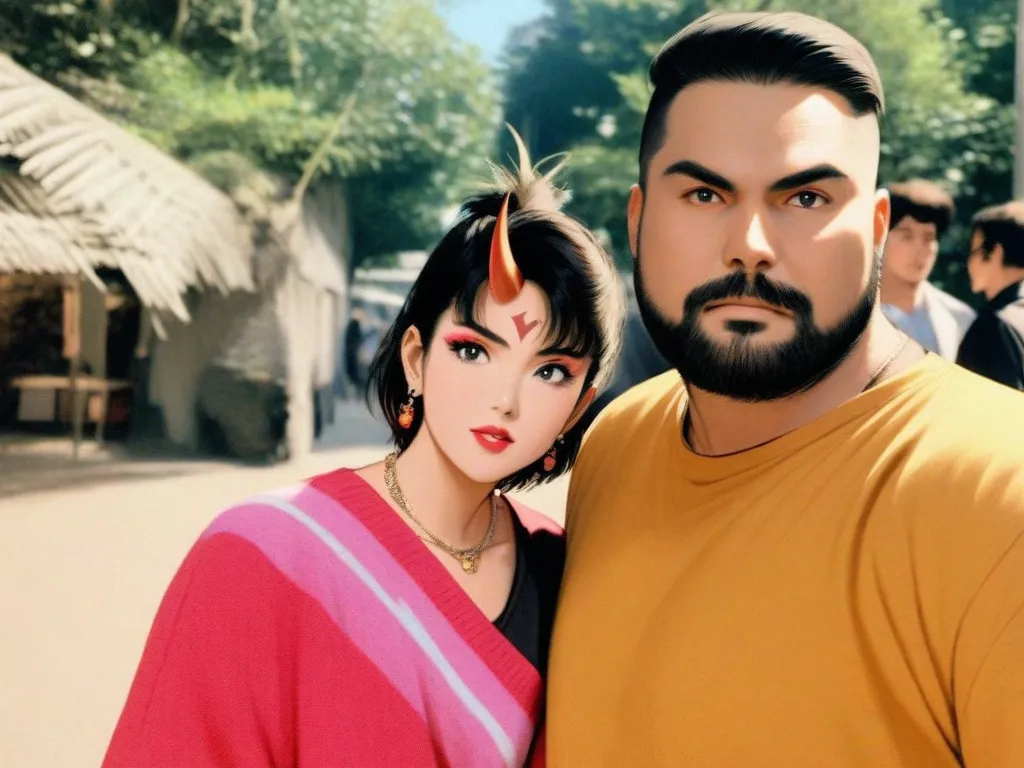 Make this photo anime, realistic