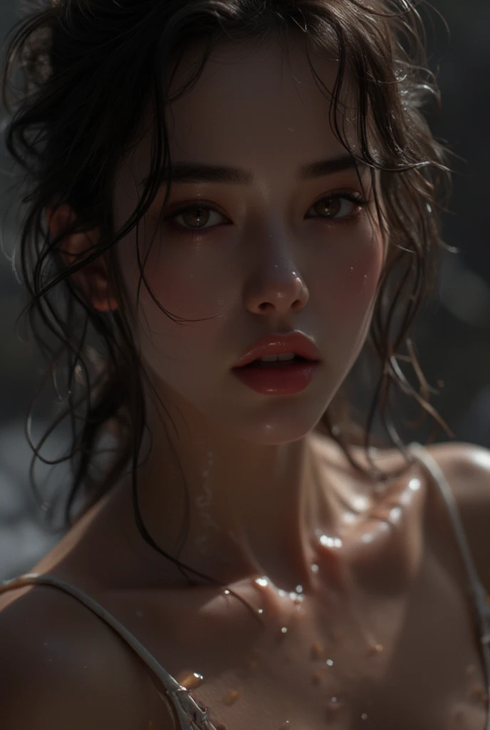 a cute mosquito, hyper detailed eyes, t-shirt design, line art, black background, ultra detailed artistic, detailed beautiful face, natural skin, water splash, colorful art, fire and ice, splashes, black ink, liquid melt, dreamy, Shiny , glamour, glow, shadows, oil on canvas, brush strokes, smooth, ultra high definition, 8k, Unreal Engine 5, ultra sharp focus, intricate art masterpiece, sinister, golden ratio, highly detailed, vibrant, cinematic character rendering production, Ultra high quality model