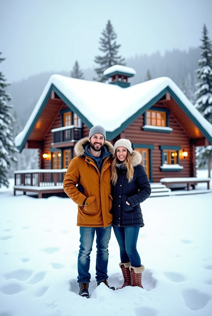 Une femme blonde de 26 ans, ((gros seins)), ((hyperréalisme)) ,il neige, Cheveux blonds avec des yeux bleus,visage fou rire, rigolant, Influenceur, montagne, suivi, vêtements de maison chauds, asturies, montagnes des asturies, chaussures de marche, pantouffle chaude. cheveux blond, Cheveux avec des racines blondes, cheveux extra longs, cheveux blonds, cheveux longs, beau, vue de face,veste chaude, veste doudoune rose vêtements de montagne,élégant et chaud,pantalon, chalet en bois, Coupe-bas, selfie dans la montagne, chalet en bois, neige, chalet neige, habits de maison, converser, haute qualité, sourire, clivage,intérieur voiture, rose, noir, féminin, image sans défaut, pas de défaut, converser, marque converser, dans un chalet, chalet manger, manger café, café impôts, impôts, croissan, luxe, Vêtements chauds, fou rire,, homme musclé derriere, tempête de neige