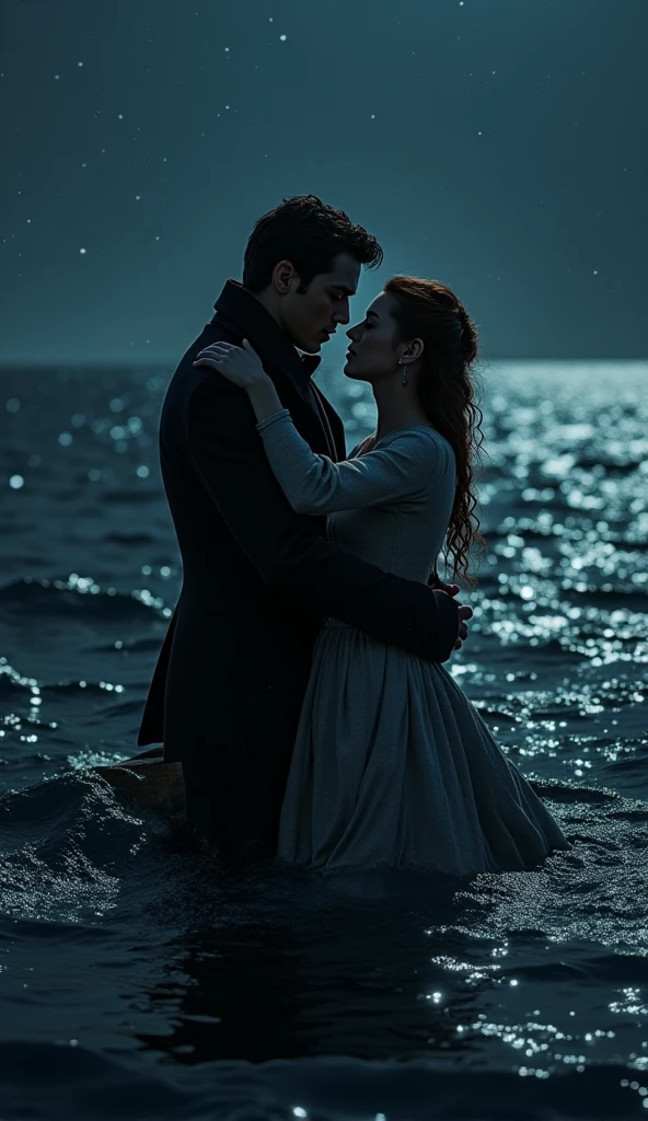book poster that you think is for a romantic drama that is a bit sad, different in nature from the couple, with an atmosphere full of emotion and affection, and there is a little action