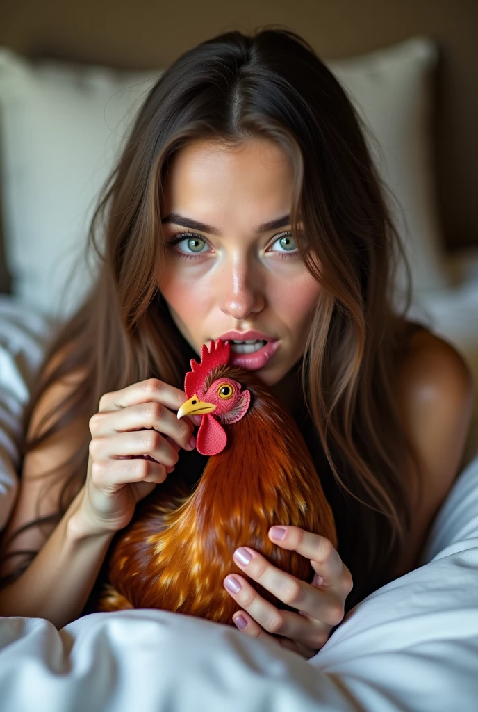 A beautiful girl with a big ass being penetrated by a medium-sized cock on all fours