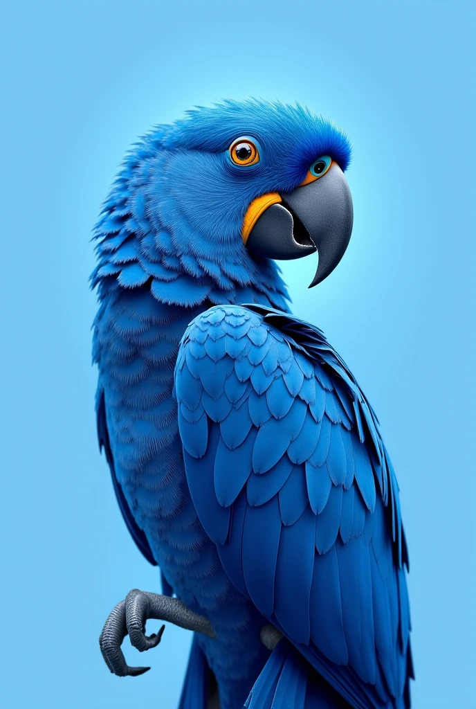 Blue Macaw T-shirt for Interclass