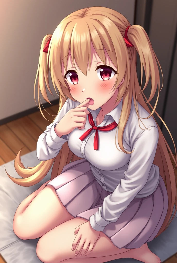 Young Soryu Asuka Langley、One girl、Plug Suit、solo、Feeling facial expression、blush、Open your legs、Clothes get wet、Clothes get wet and become transparent、Leg spread、Pussy、Thick white love juice、Drip a large amount of love juice、Sleeping expression、Close ~ eyes、orgasm、、Kindergartener's body、low length、Child's 、Intense masturbation、Put your finger in、Intense masturbation、I wear clothes、Spread with your fingers、Sweat、painful、(Huge breasts:1.4)、Climax、Squirting、Nipples can be seen through the top of clothes、Don't take off your clotheassage the breasts、Low - Angle、Thick all over the body