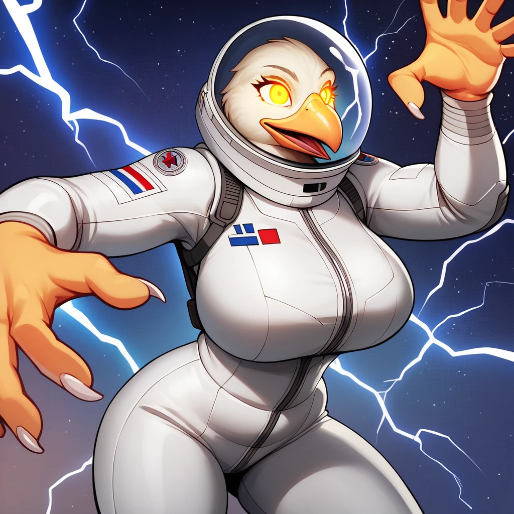 ((female chicken:1.2)), ((snooze skin:1.5)), (bird, avian:1.5), (Anthro:1.5), solo, (adult:1.5), (curvy body female, voluptuous:1.7), ((White skin:1.7)), (ultra big breast:1.5), abs, (big ass:1.5), high tall, ((nude, naked:1.6)), (erect nipple:1.5), claw, standing, ((sexual modeling pose:1.5)), looking here, (hyper detailed face:1.5), ((simple black room:1.5)), \(8K, best quality, ​master piece, Hyper realistic, Digital art, Photorealistic, photograph, absurd res, upload to e621, hyper detailed, high resolution, \(artwork\):1.5), sfw\)), \((by kohei horikoshi, by evov1, by LAM, by skygrace, by reptilligator, by taran fiddler:1.5\)), \((3d, Unreal Engine 5:1.5\)), ((zoom in head to thigh:1.5)), (body front, turn this way:1.2), ((three quarter portrait1.5)), cowboy shot angle,
