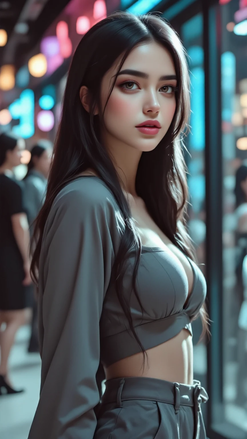 pooja hegde: analog style, high resolution, (((masterpiece))), coal miner, female, (sexy:0.9), dirty, cyberpunk, futuristic, sci-fi, very detailed, curly hair, red, Award-winning movie poster, (((photorealistic)))
