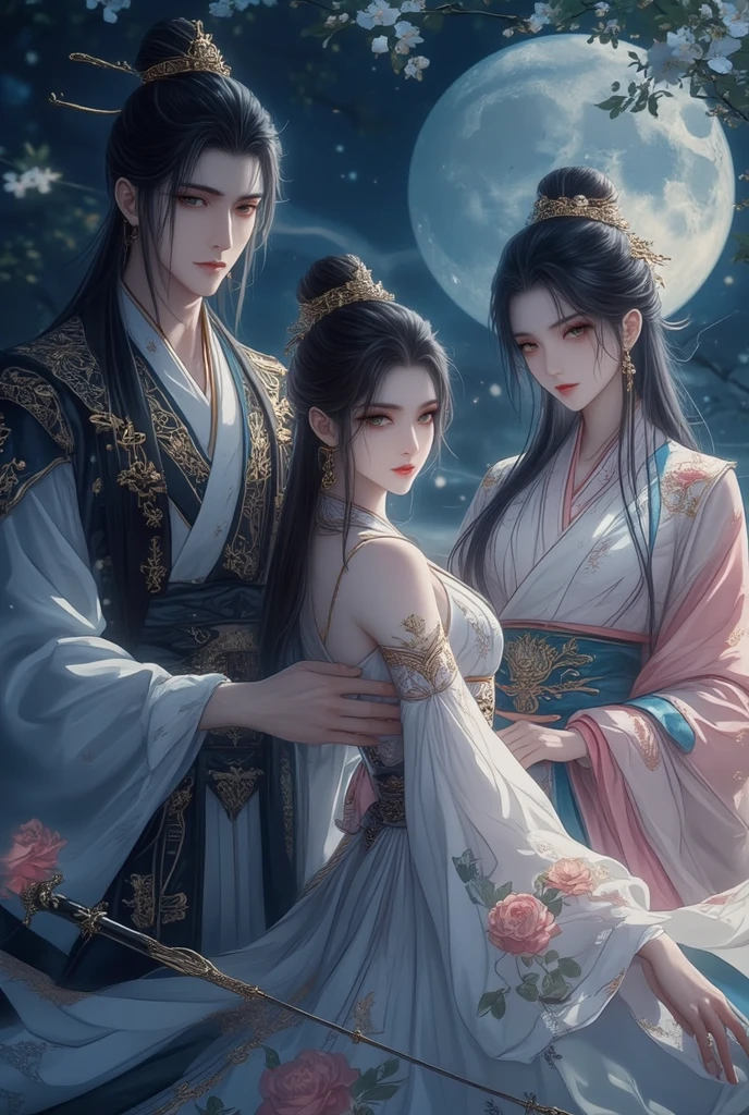 best quality, masterpiece, ultra high res, 1boy, duo, 1girl, (detailed face:1.2), (detailed eyes:1.2), (detailed hair:1.2), (detailed clothes:1.2), 4k, male,
